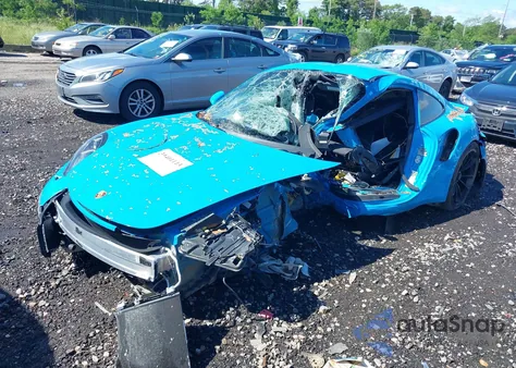 2016 Porsche 911 R from USA, damaged, VIN WP0AF2A93GS192623